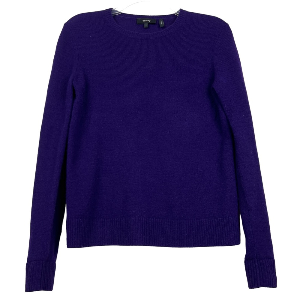 Theory Women's Crew Neck Sweater - Purple